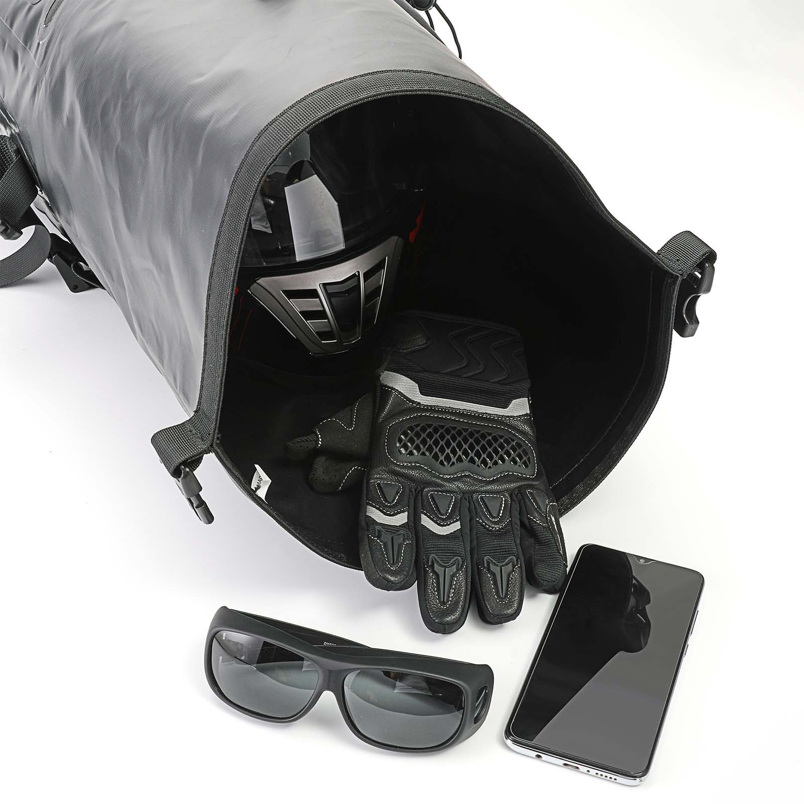 IRONJIAS Black Urban and Adventure Waterproof High Capacity Motorcycle Backpack
