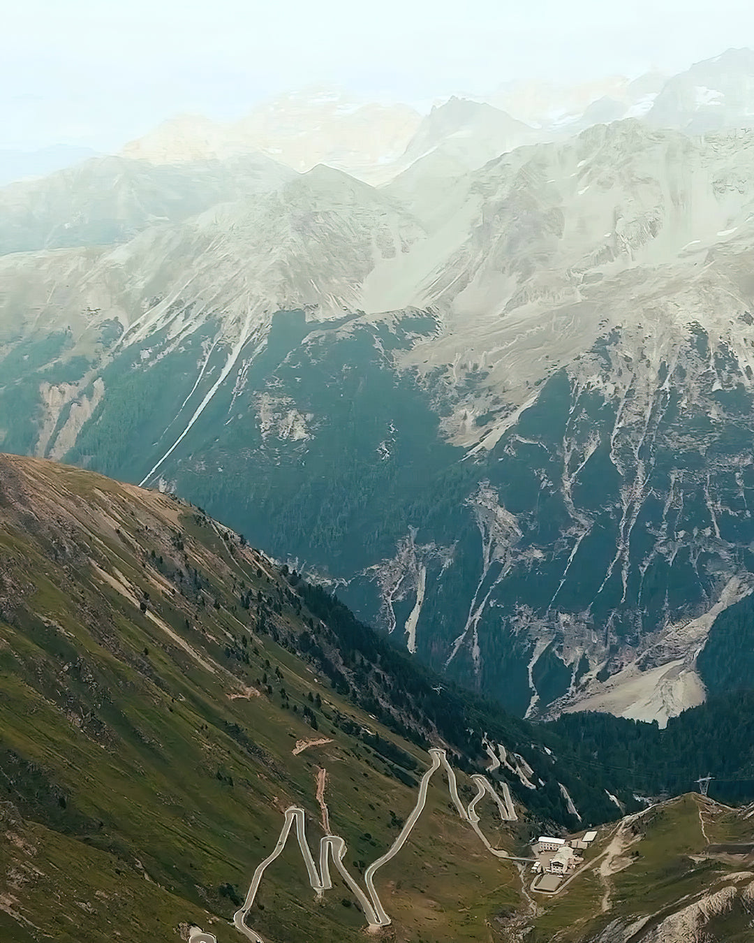 Stelvio Pass in the Italian Alps