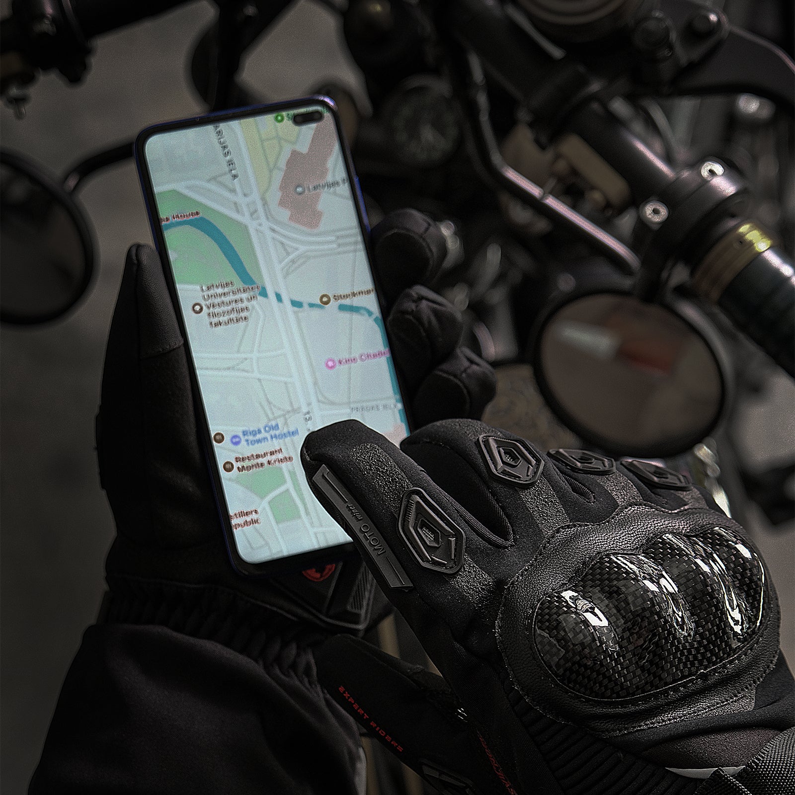 Waterproof Heated Motorcycle Gloves