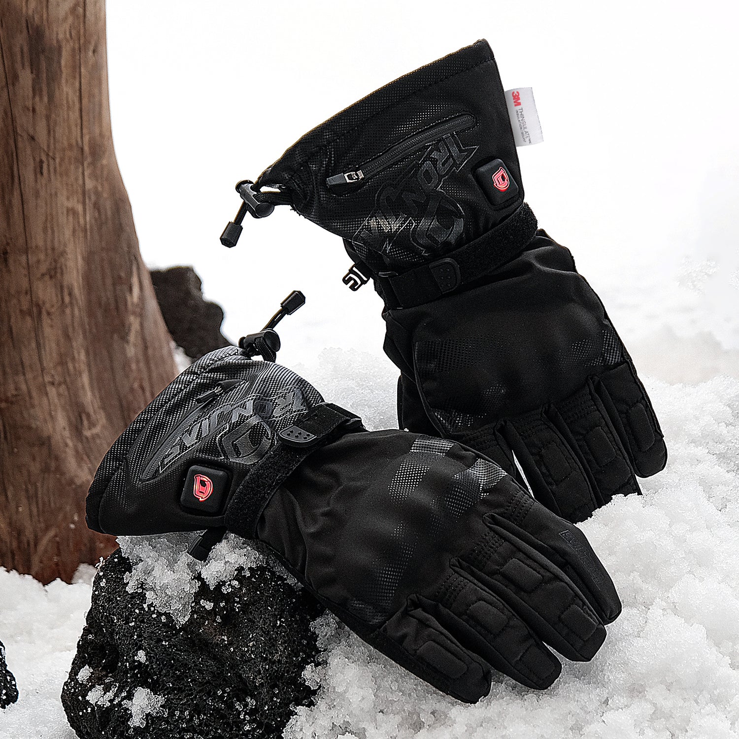 Waterproof Heated Motorcycle Riding Gloves