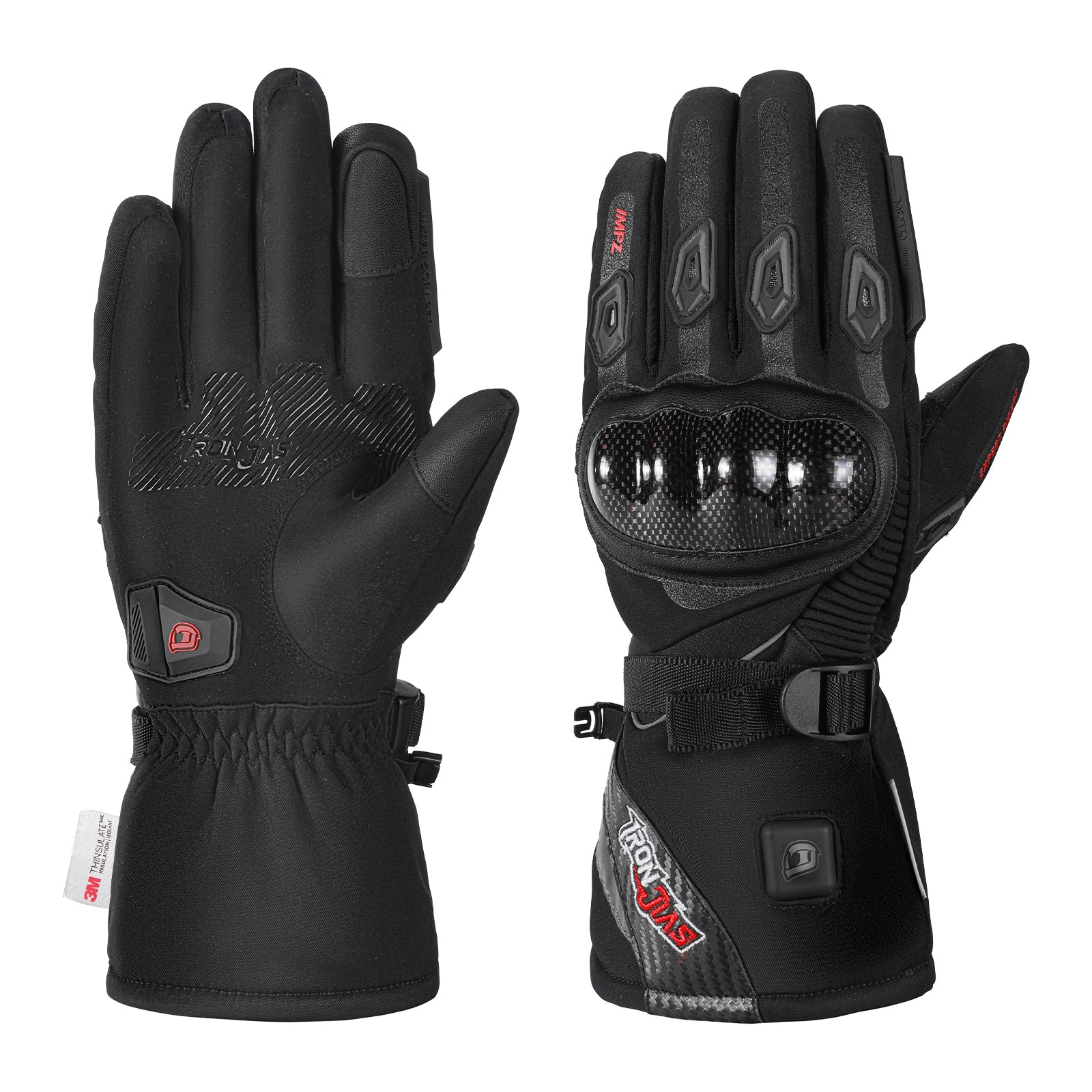 Waterproof Heated Motorcycle Riding Gloves