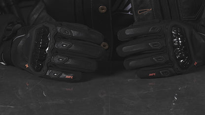 IRON JIAS Guantes de motos Invierno cálido impermeable guantes de protección a prueba de viento Guantes Luvas modelos de actualización (puede pantalla táctil)